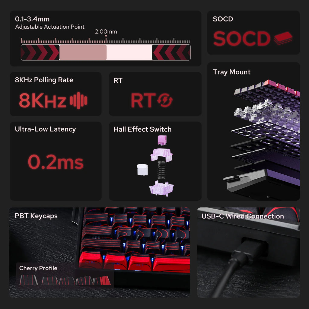 AULA Win68 HE Aluminum Mechanical Keyboard