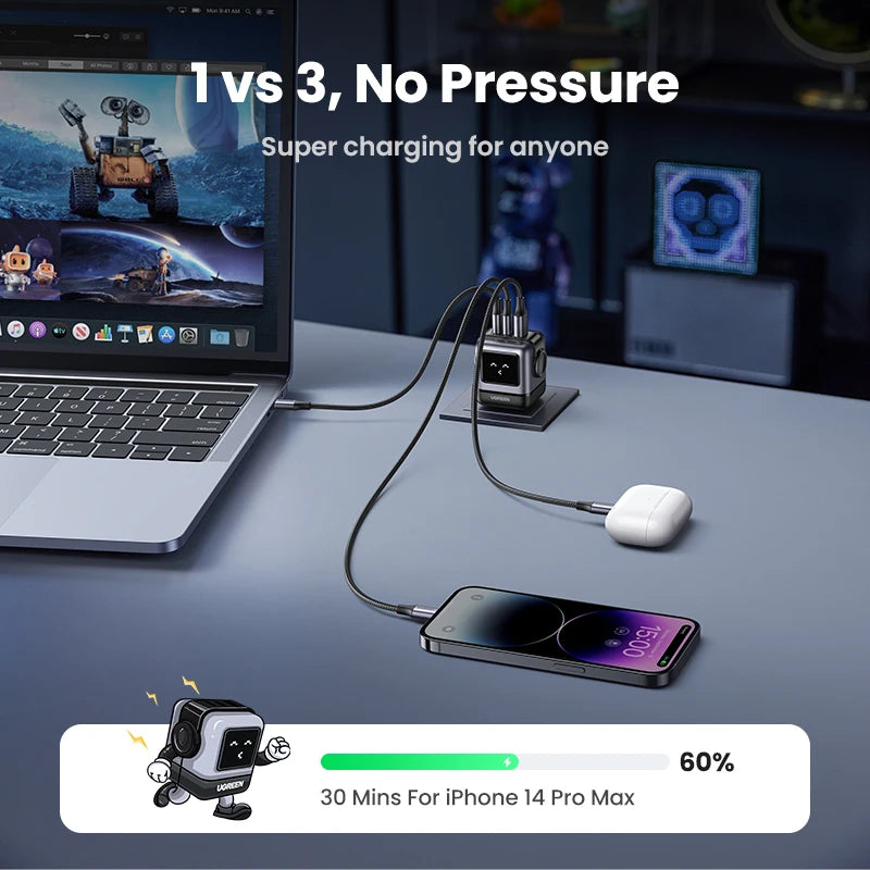 RoboCharge 65W GaN Station