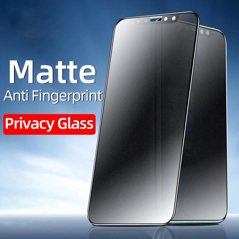 Matte Privacy Anti-Spy Tempered Glass Screen Protector for iPhone