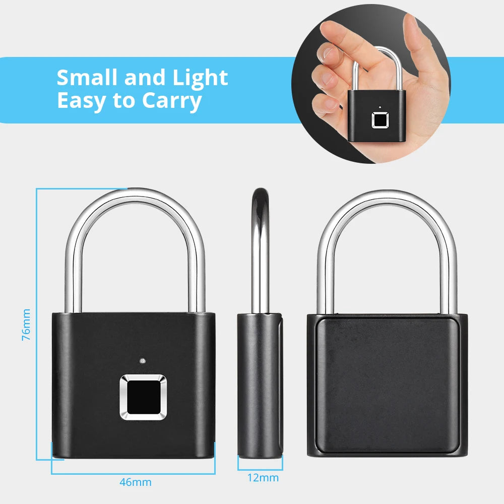 BioLock Compact Fingerprint Padlock