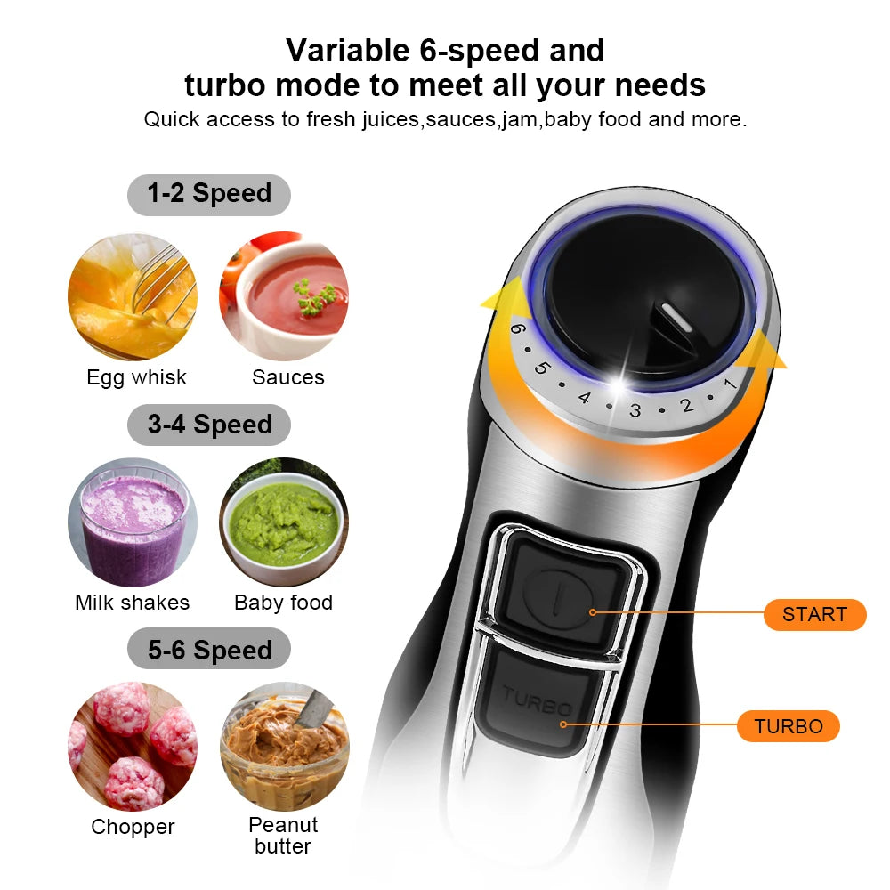 BioloMix 4-in-1 Professional Immersion Blender