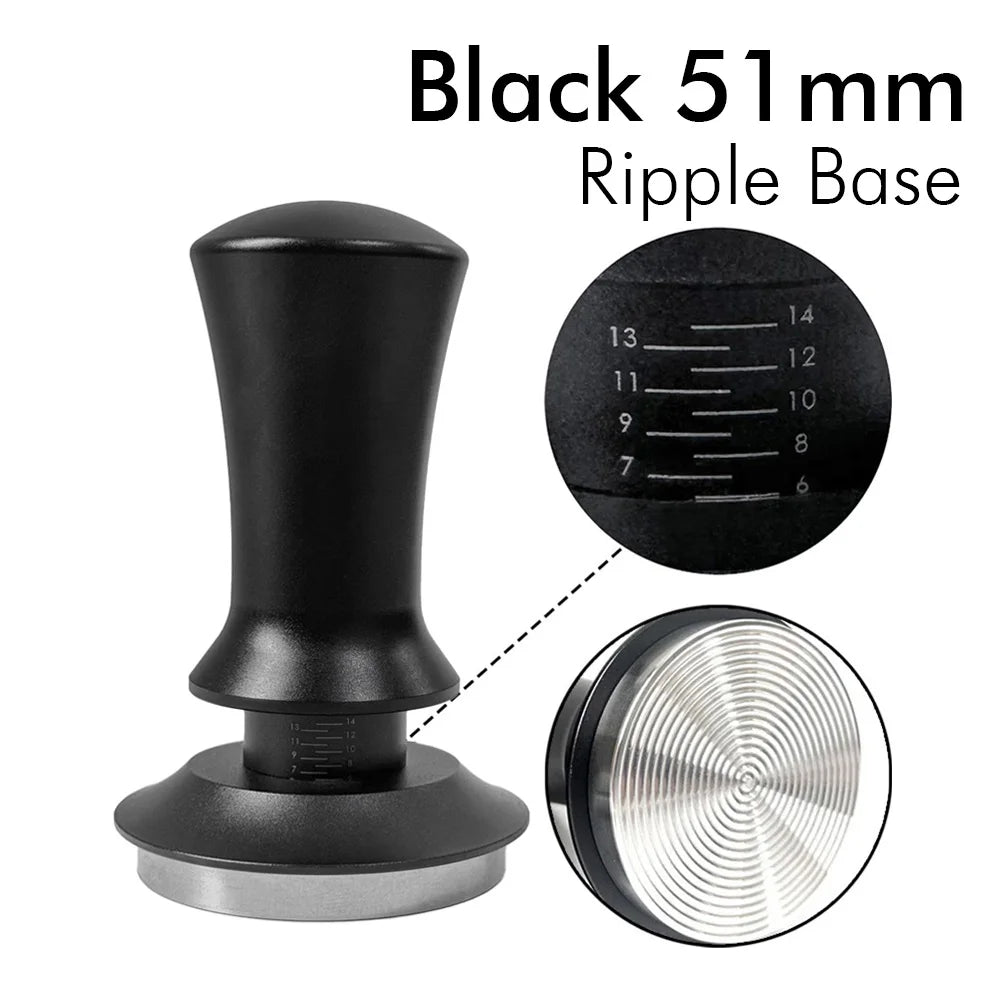 Calibrated Spring-Loaded Coffee Tamper (51/54/58mm)