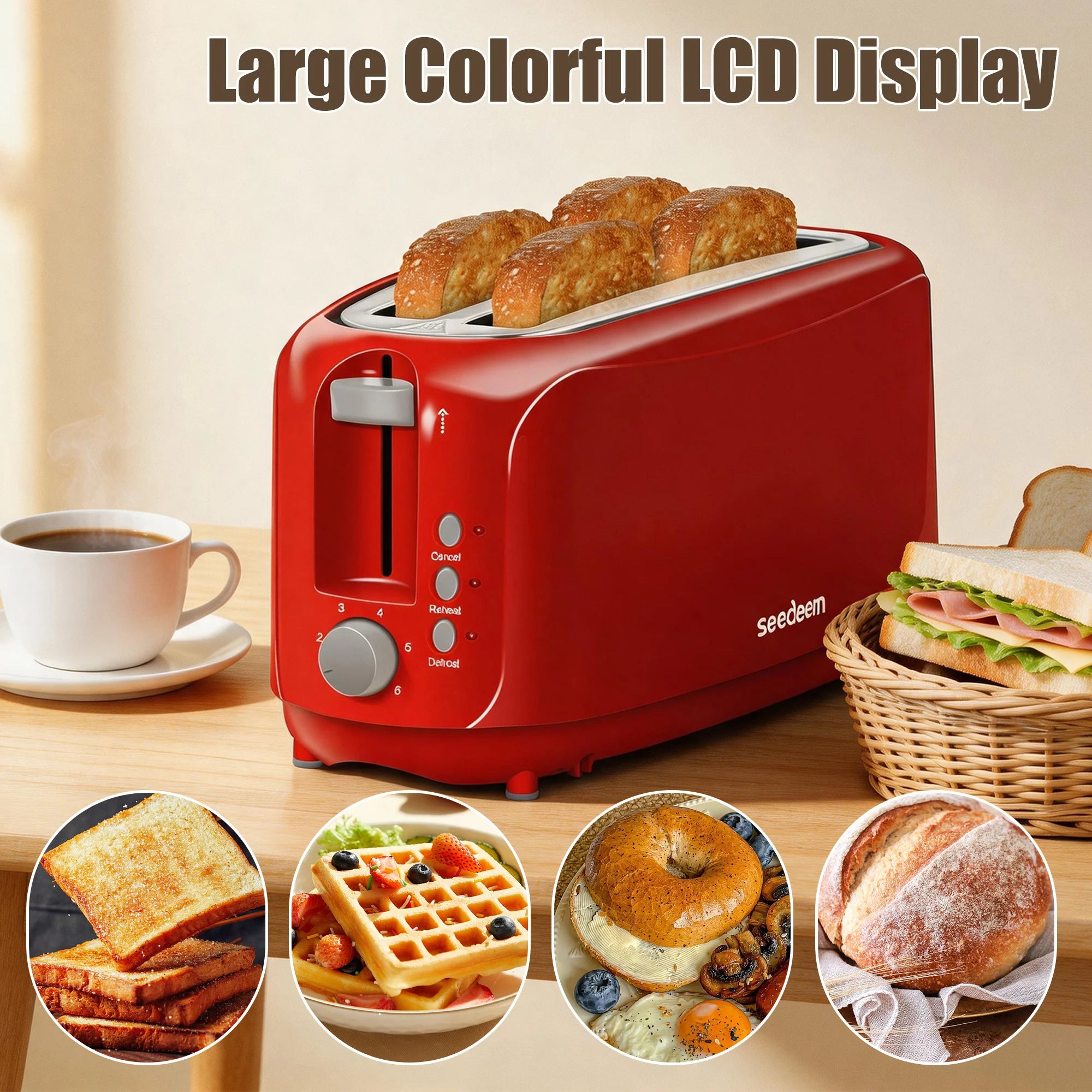4-Slice Ultra-Thin Toaster