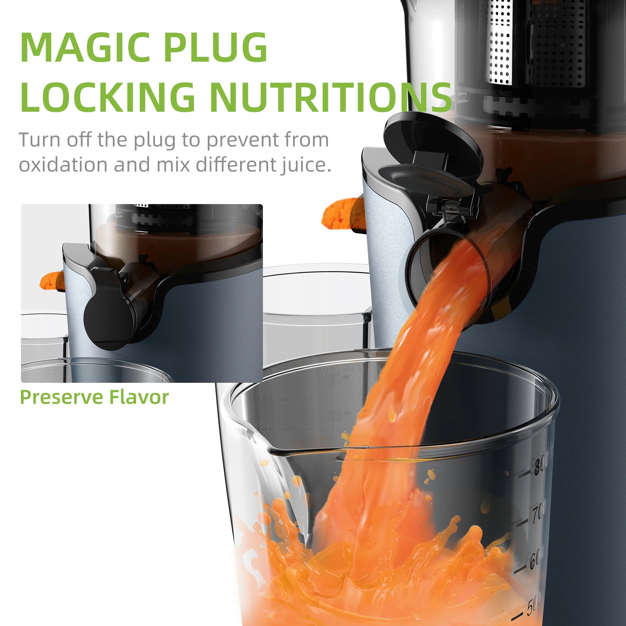 BioloMix Whole-Fruit Masticating Cold Press Juicer
