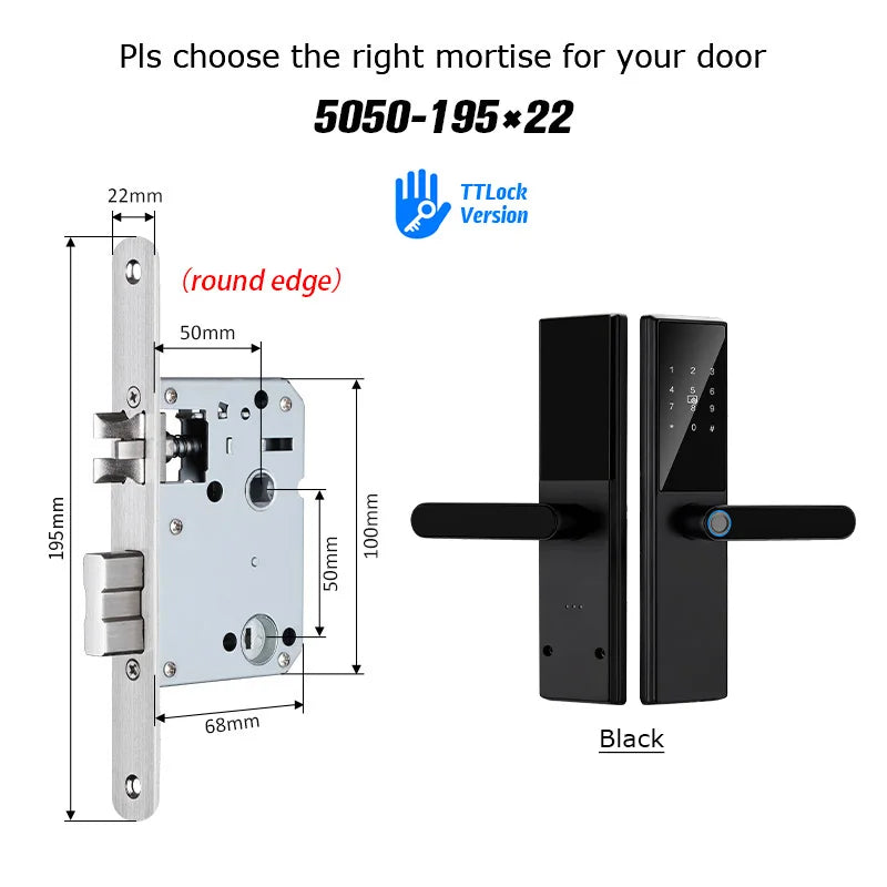 AccessElite Smart Biometric Door Lock