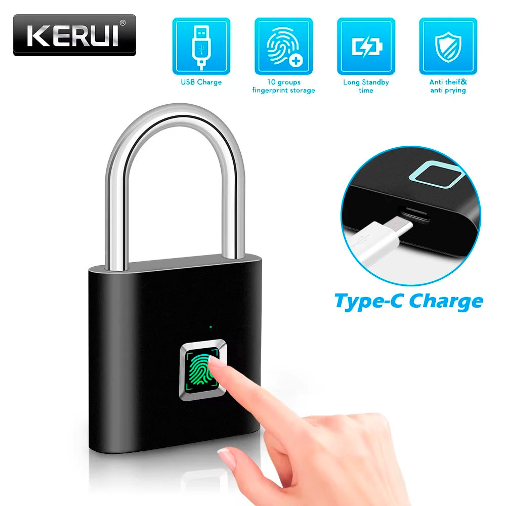 BioLock Compact Fingerprint Padlock