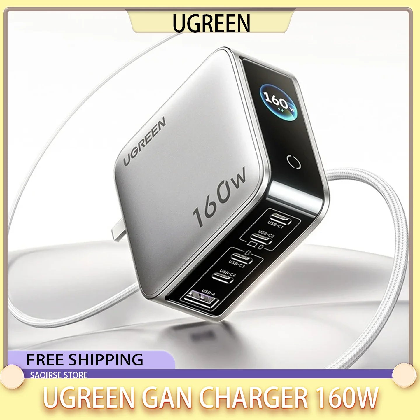 PowerStation 160W Smart GaN Charger