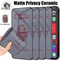 Matte Ceramic Privacy Screen Protector – Anti-Spy Full Coverage Tempered Film