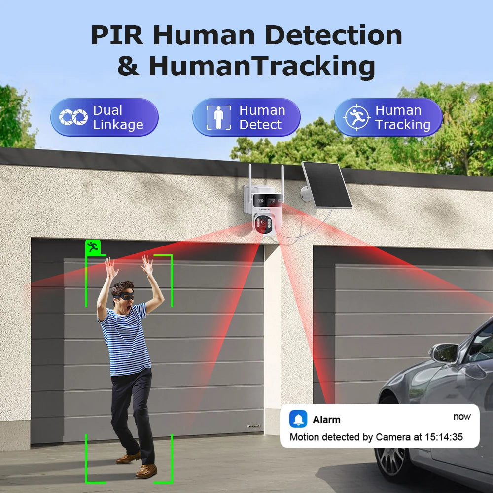 ProGuard 8MP Dual-Screen 4G/WiFi Security System