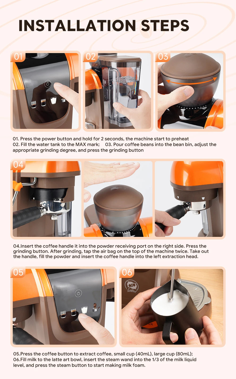 BaristaPro 19-Bar Espresso & Grinder Station