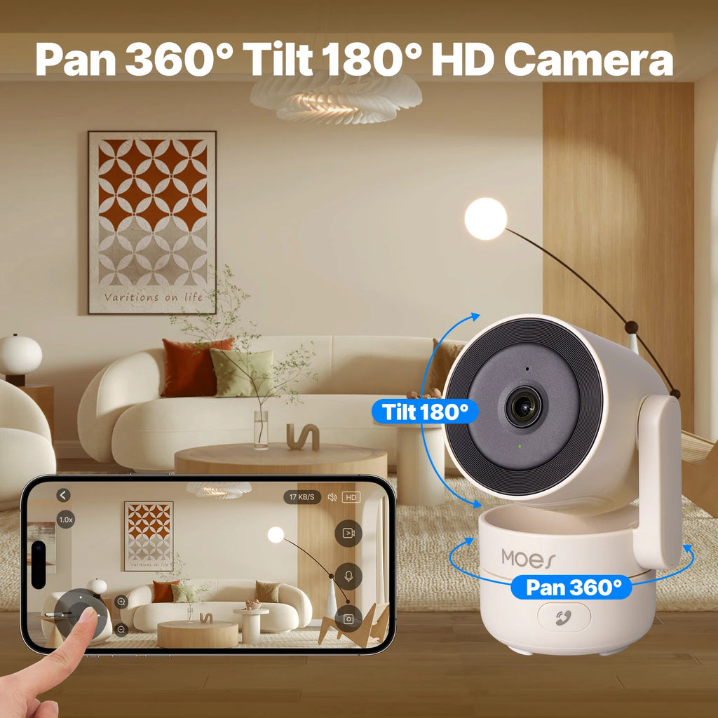 VisionGuard 4MP Smart Pan/Tilt Camera