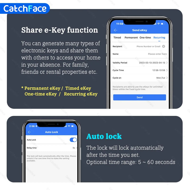 AccessElite Smart Biometric Door Lock
