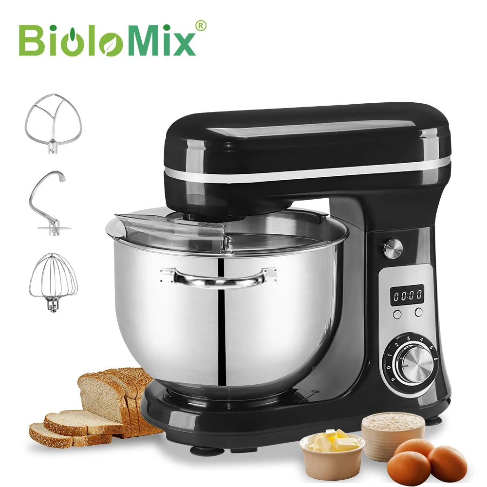 BioloMix 1200W Professional Stand Mixer (6L)