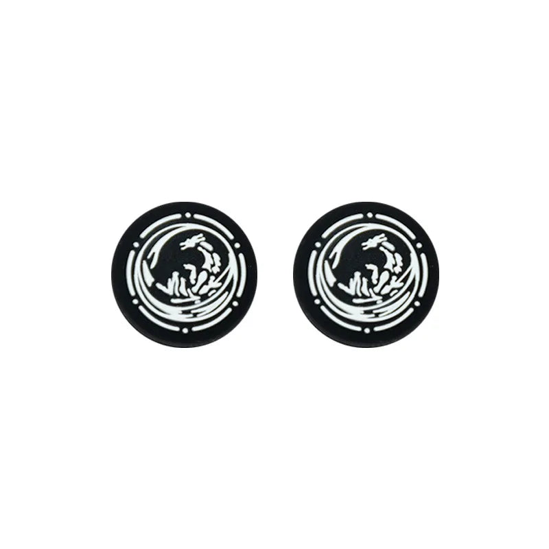 Silicone Thumb Grip Caps (2-Pack) for PS5, PS4 & Xbox Series X/S Controllers