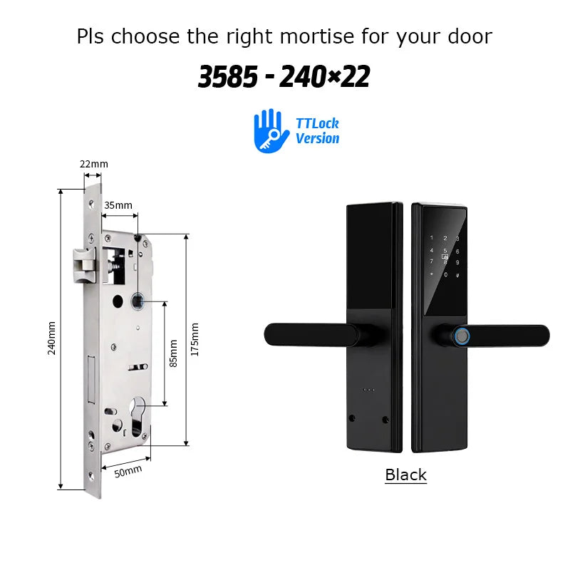 AccessElite Smart Biometric Door Lock