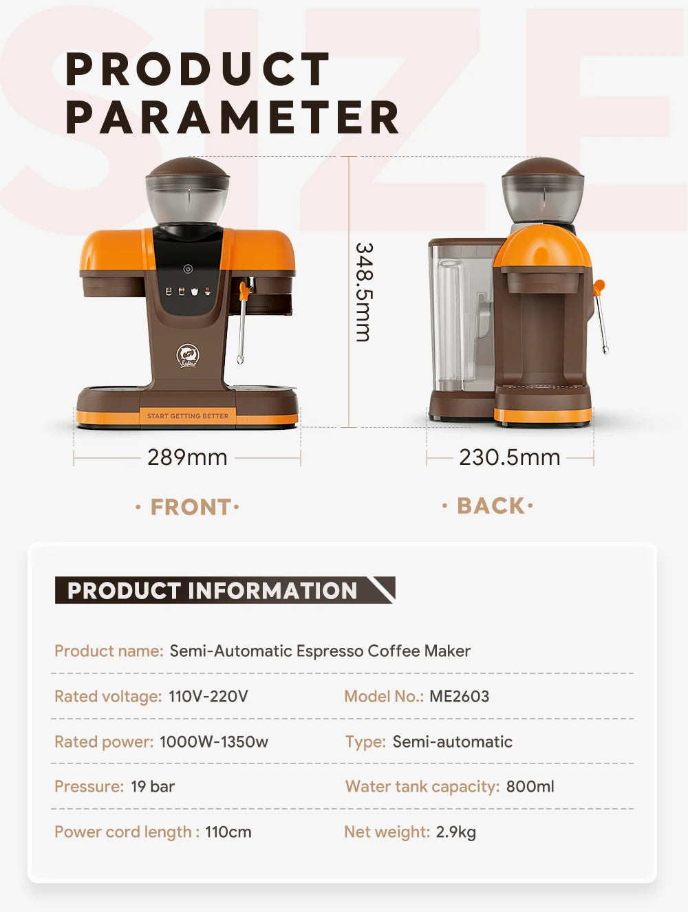 BaristaPro 19-Bar Espresso & Grinder Station