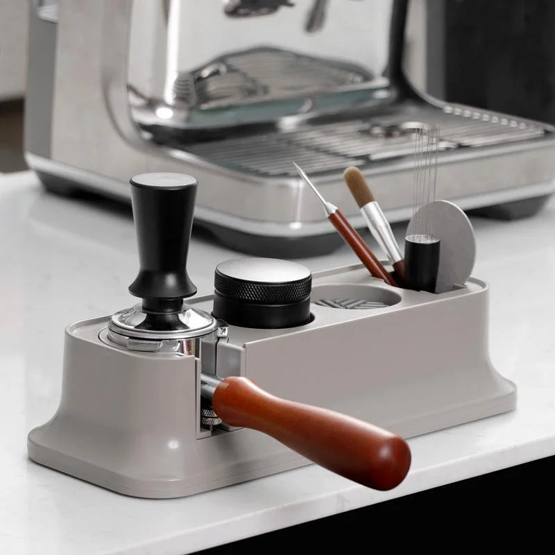 Universal Coffee Portafilter Holder & Tamping Station