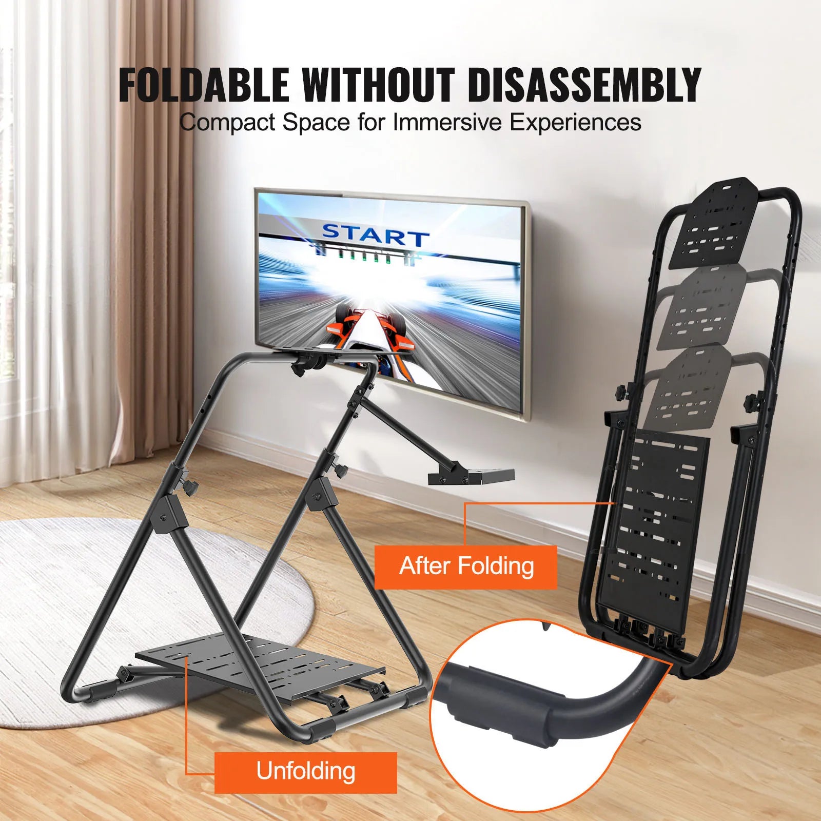 Foldable Racing Wheel Stand