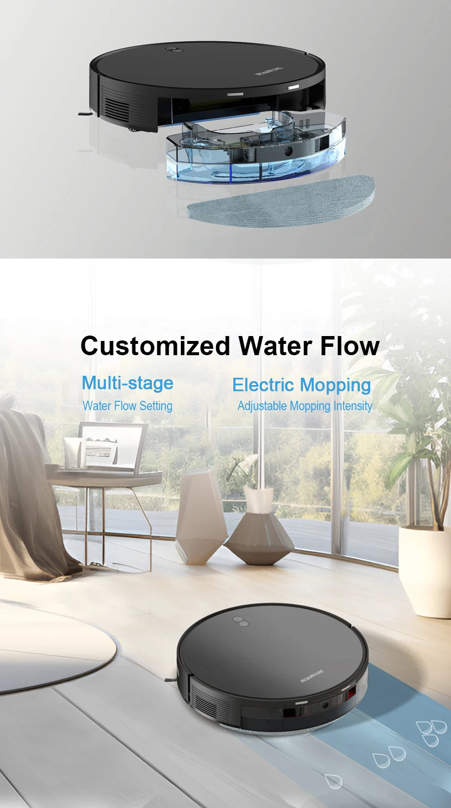 Smart Power-Clean Robot Vacuum