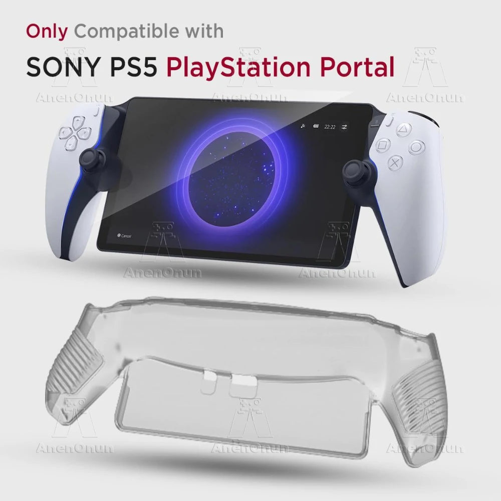 Clear TPU Protective Case for PlayStation Portal – Shockproof & Non-Slip