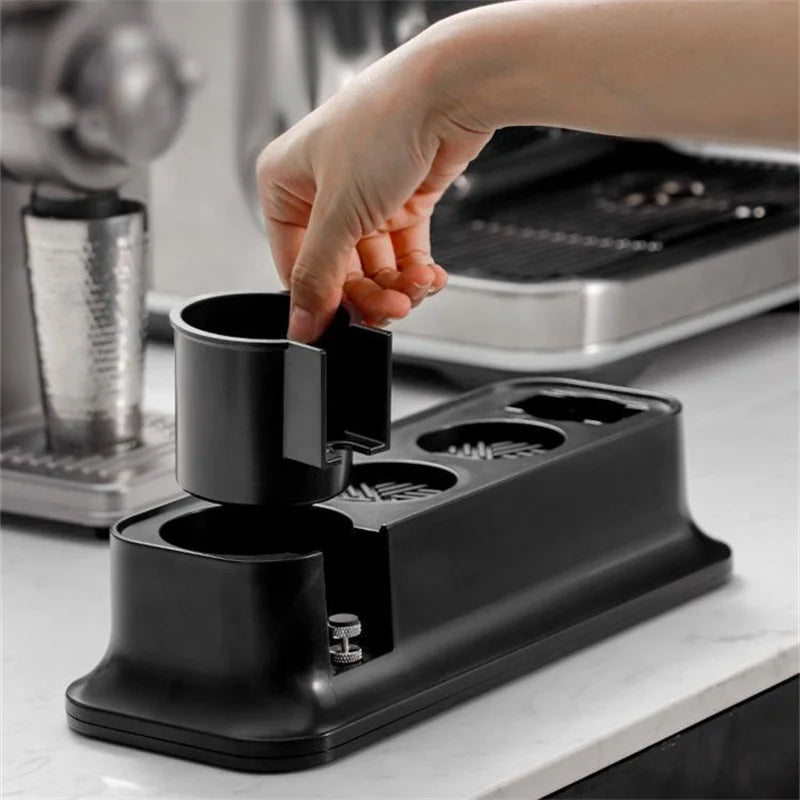 Universal Coffee Portafilter Holder & Tamping Station
