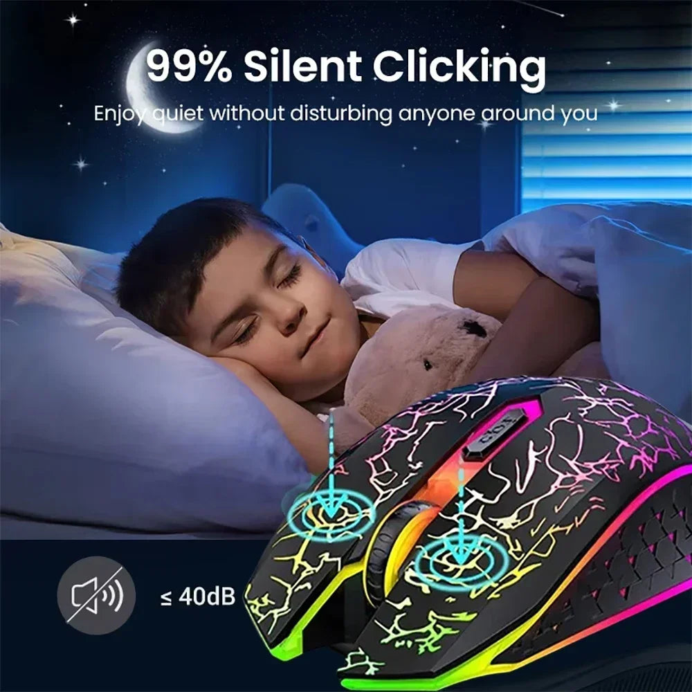 Dual-Mode Wireless RGB Gaming Mouse