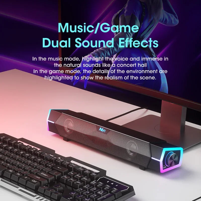 4D Surround PC Soundbar