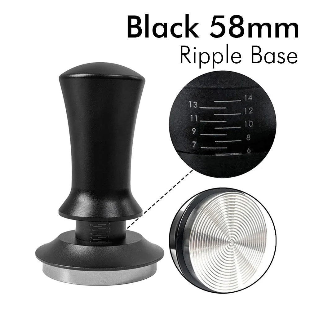Calibrated Spring-Loaded Coffee Tamper (51/54/58mm)