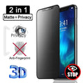 Matte Privacy Anti-Spy Tempered Glass Screen Protector for iPhone