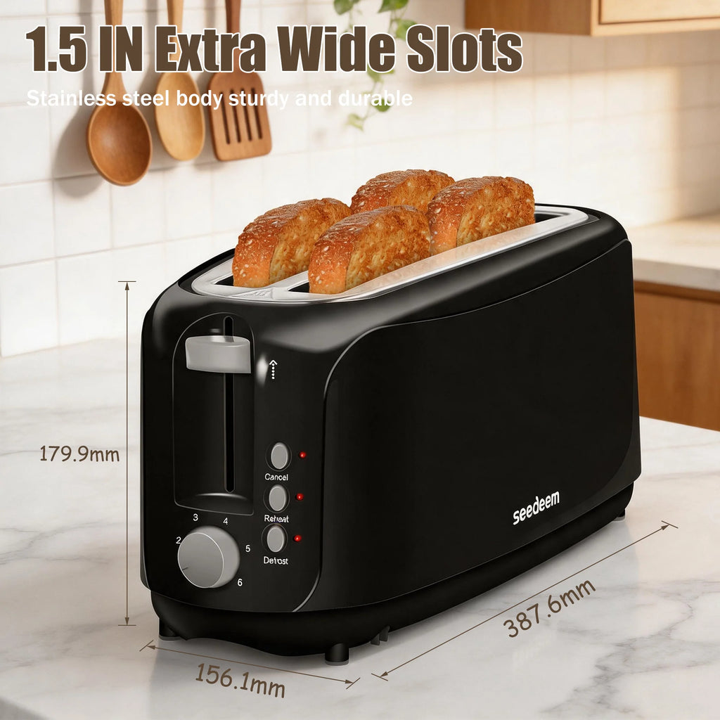 4-Slice Ultra-Thin Toaster