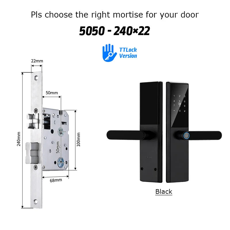 AccessElite Smart Biometric Door Lock