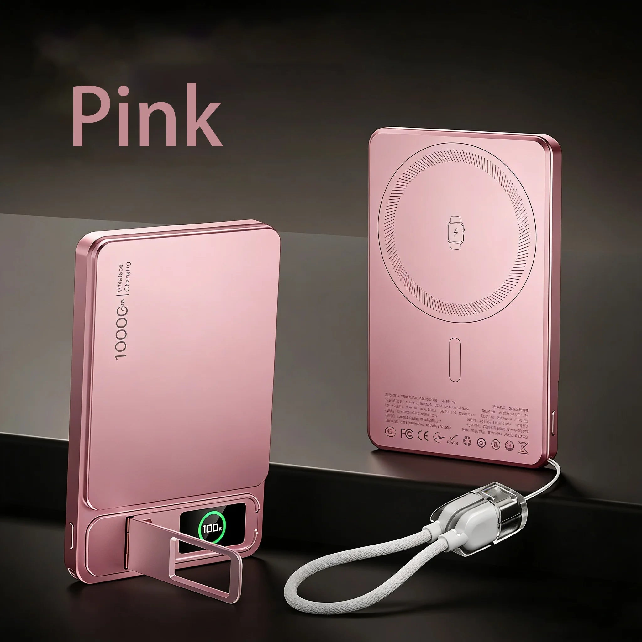 MagMax 10K – 2-in-1 Magnetic Power Bank for iPhone & Apple Watch