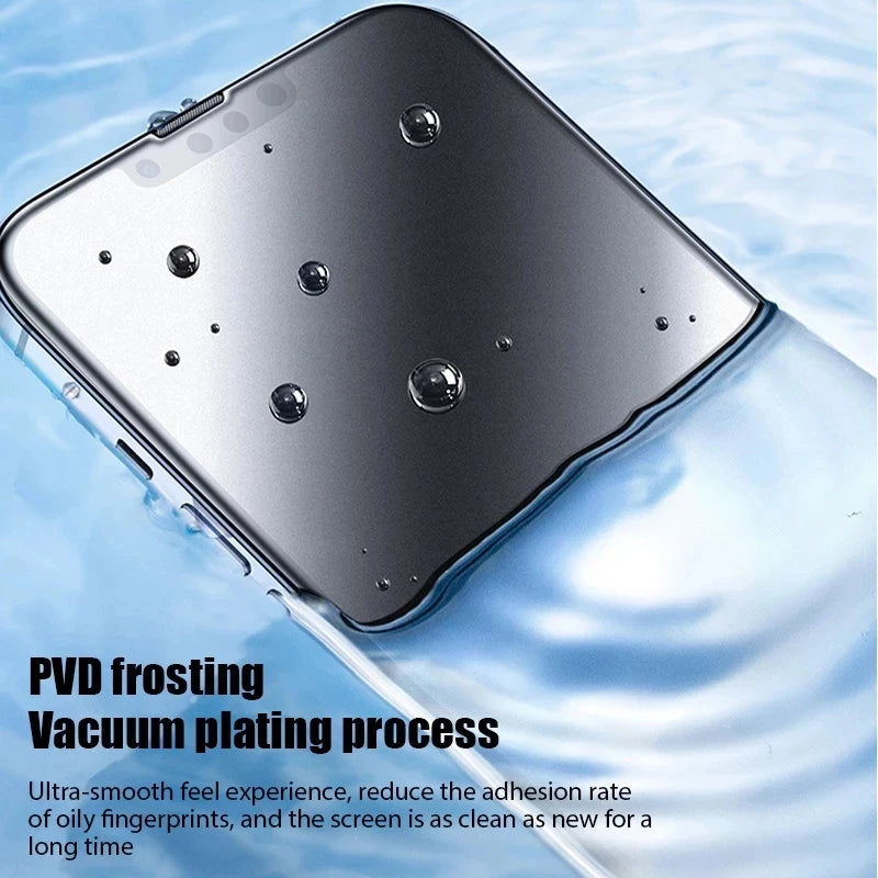 Matte Privacy Anti-Spy Tempered Glass Screen Protector for iPhone