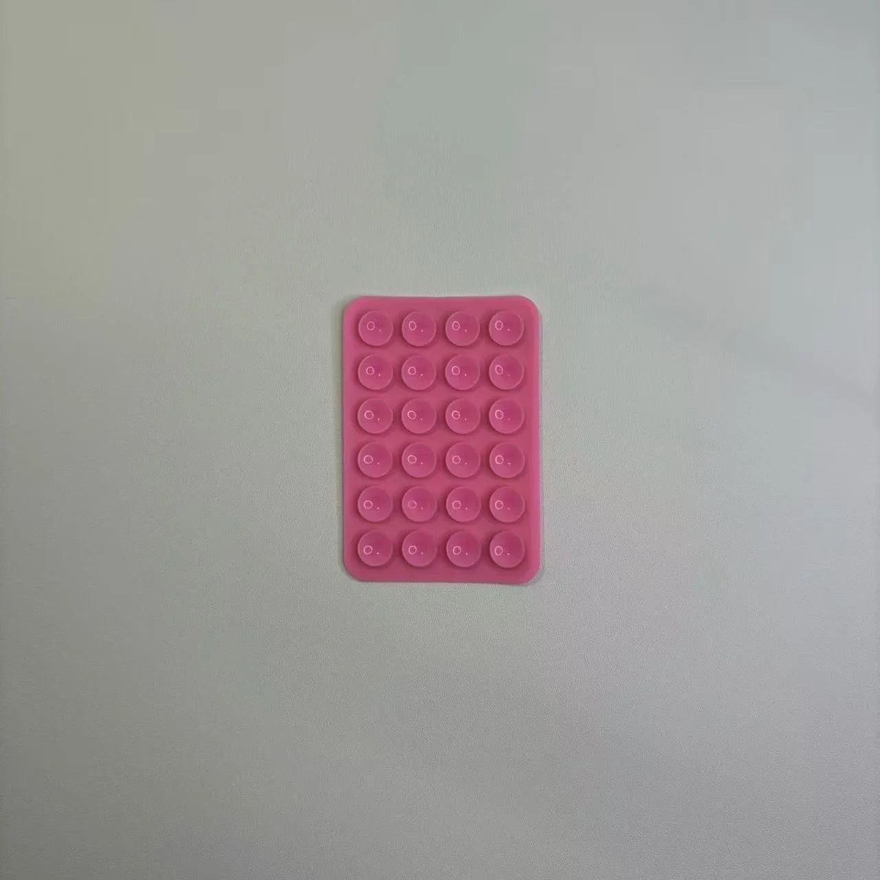 24-Grid Silicone Suction Cup Phone Mount – Minimalist Anti-Slip Sticky Holder Pad