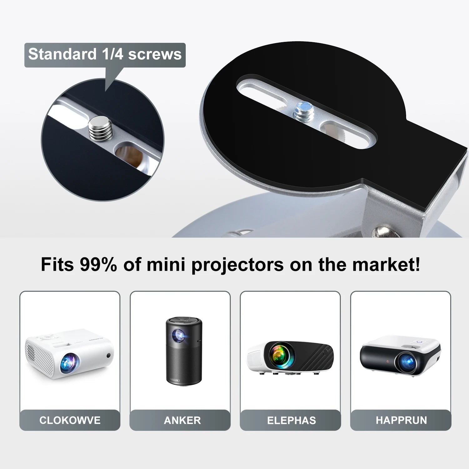 Universal 3-in-1 Projector Mount