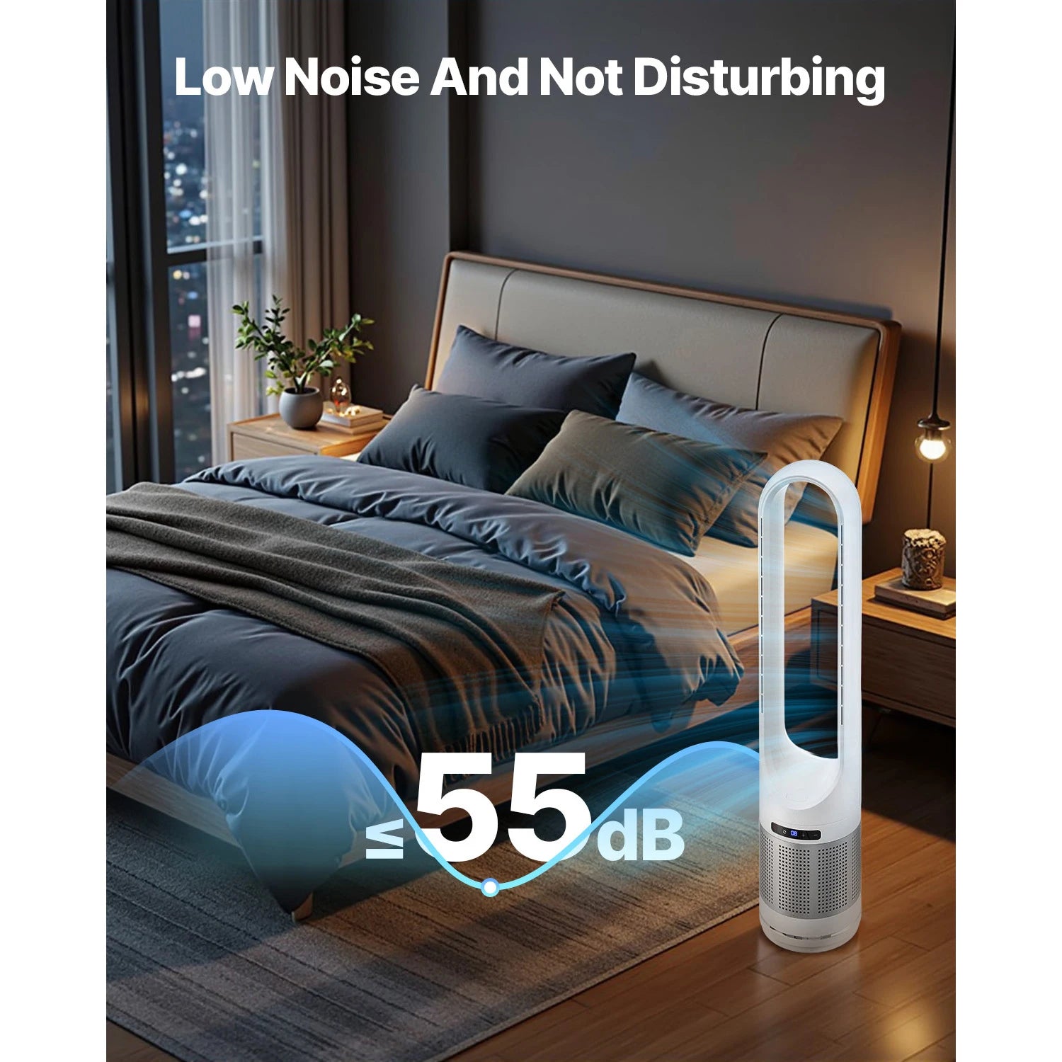 BreezeTower 8-Speed Bladeless Purifier