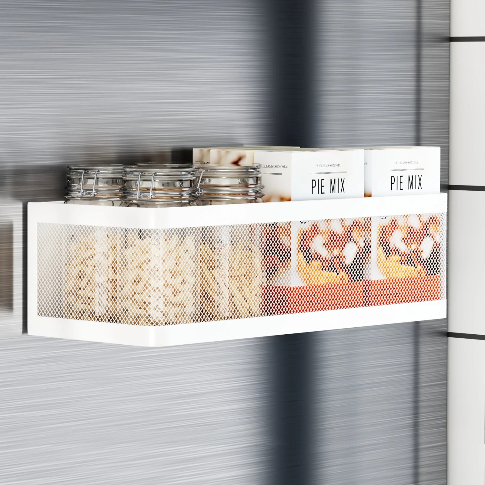 Magnetic Refrigerator Spice Rack & Storage Organizer