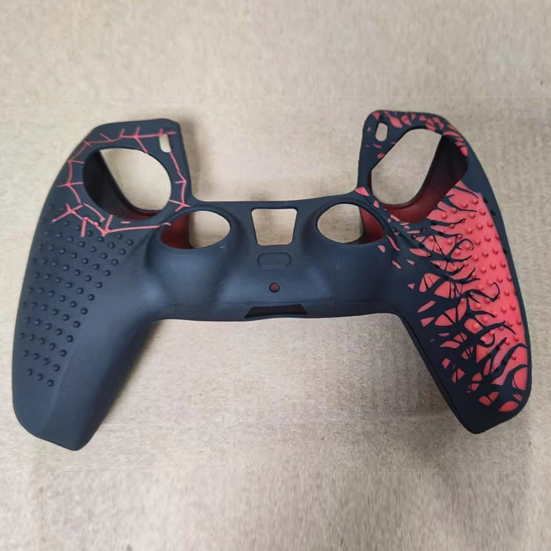 PS5 Controller Silicone Skin – Anti-Slip Case with Thumb Grips & Touchpad Sticker