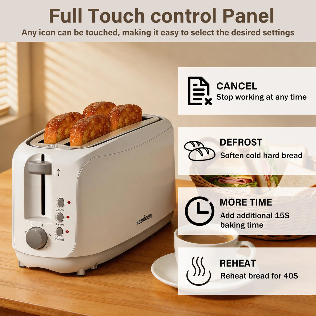 4-Slice Ultra-Thin Toaster