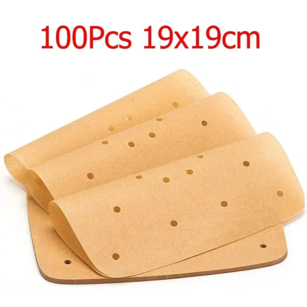 Upgraded Perforated Air Fryer Parchment Paper (50/100Pcs)