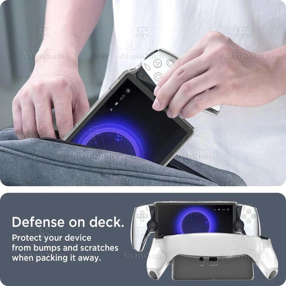 Clear TPU Protective Case for PlayStation Portal – Shockproof & Non-Slip