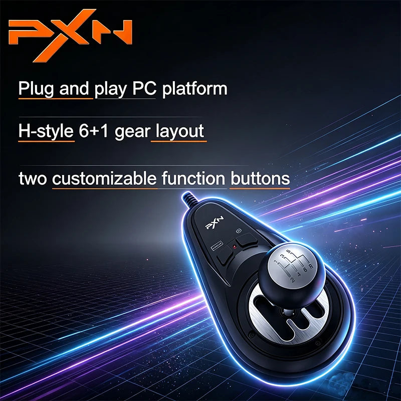 PXN-A7 6+1 H-Pattern PC Sim Racing Gear Shifter