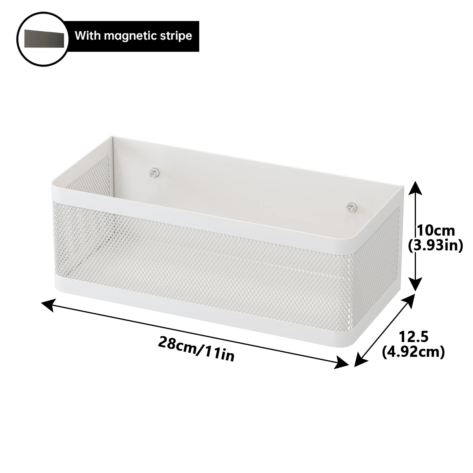 Magnetic Refrigerator Spice Rack & Storage Organizer