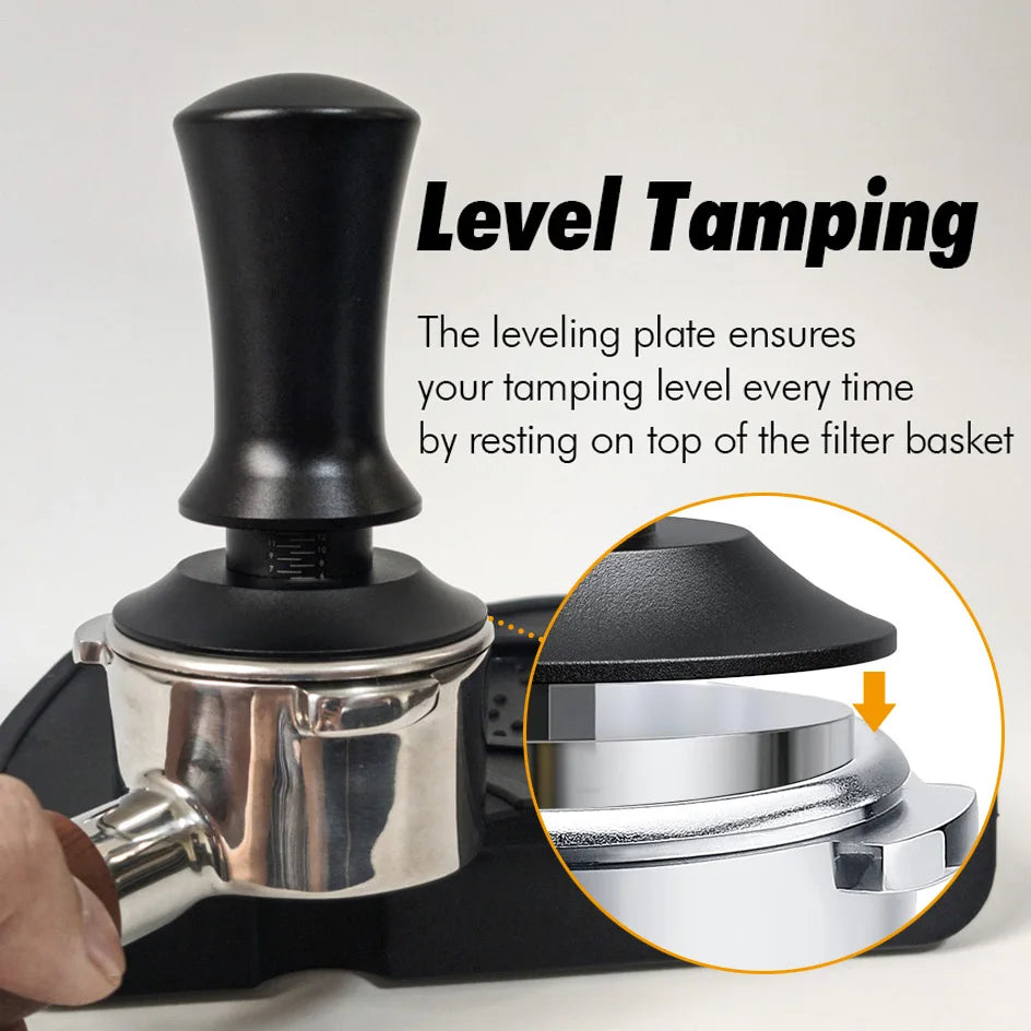 Calibrated Spring-Loaded Coffee Tamper (51/54/58mm)