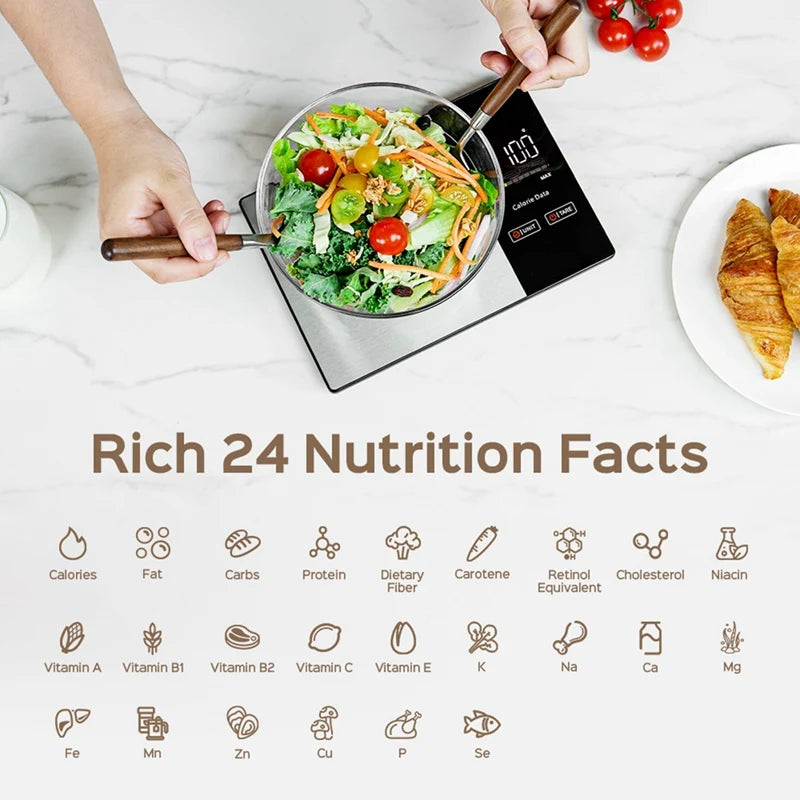 NutriScale Pro Stainless Kitchen Scale