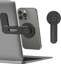 Magnetic Laptop Phone Mount – Foldable Side Monitor Screen Extender Bracket