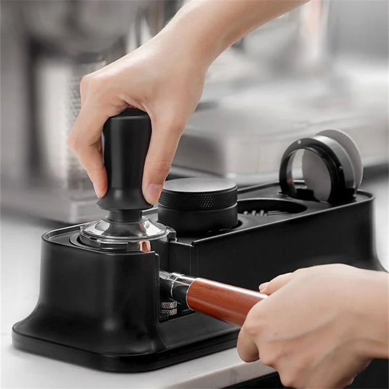 Universal Coffee Portafilter Holder & Tamping Station