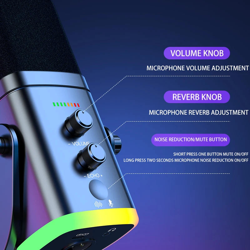 RGB Streamer Microphone