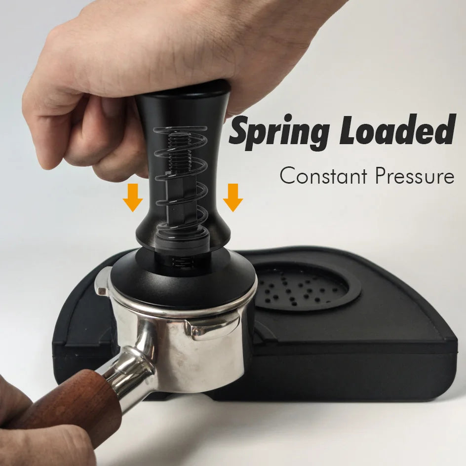Calibrated Spring-Loaded Coffee Tamper (51/54/58mm)