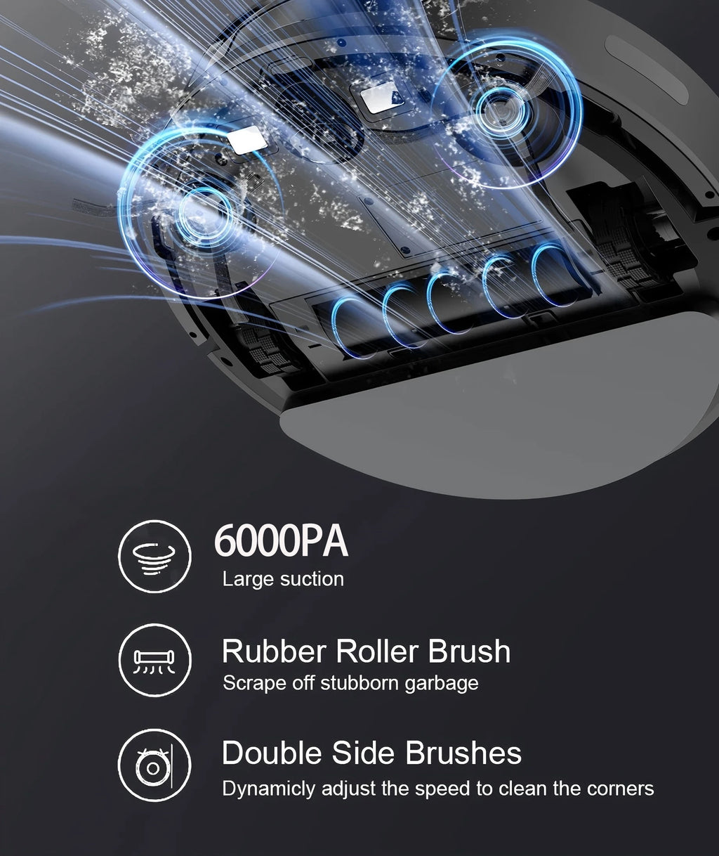 Smart Power-Clean Robot Vacuum